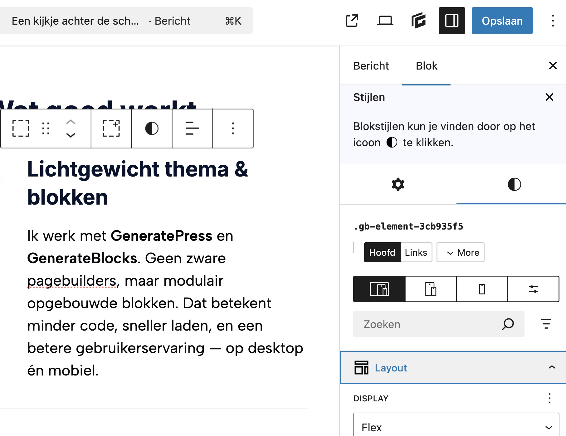 Waarom ik kies voor GeneratePress en GenerateBlocks